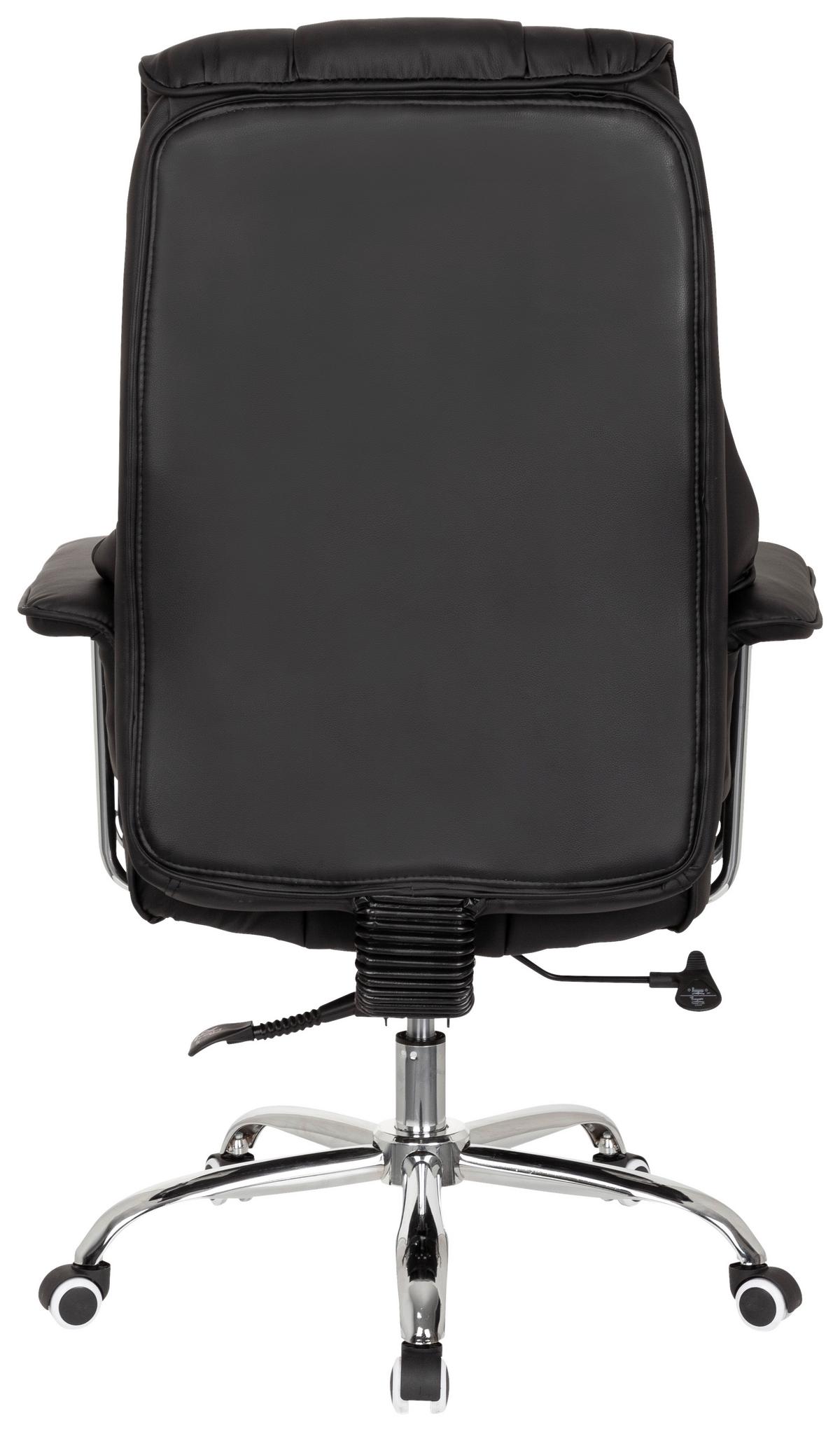 Pisarniški Stol Commander, Črna - barve kroma/črna, Moderno, kovina/umetna masa (75/130/64cm) - MID.YOU