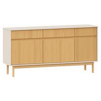 KOMODA SZEROKA CAVA - kolor naturalny/kaszmir, Design, drewno (160/78/42cm) - Livetastic