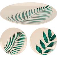 Desszertes Tányér Leaf - Trend, kerámia (20,5/1,8cm)