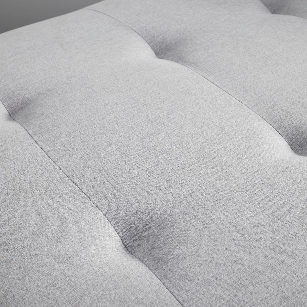 Relaxliege Liza Hellgrau Webstoff - Grau, MODERN, Holz/Textil (166/85/78cm) - Bessagi Home