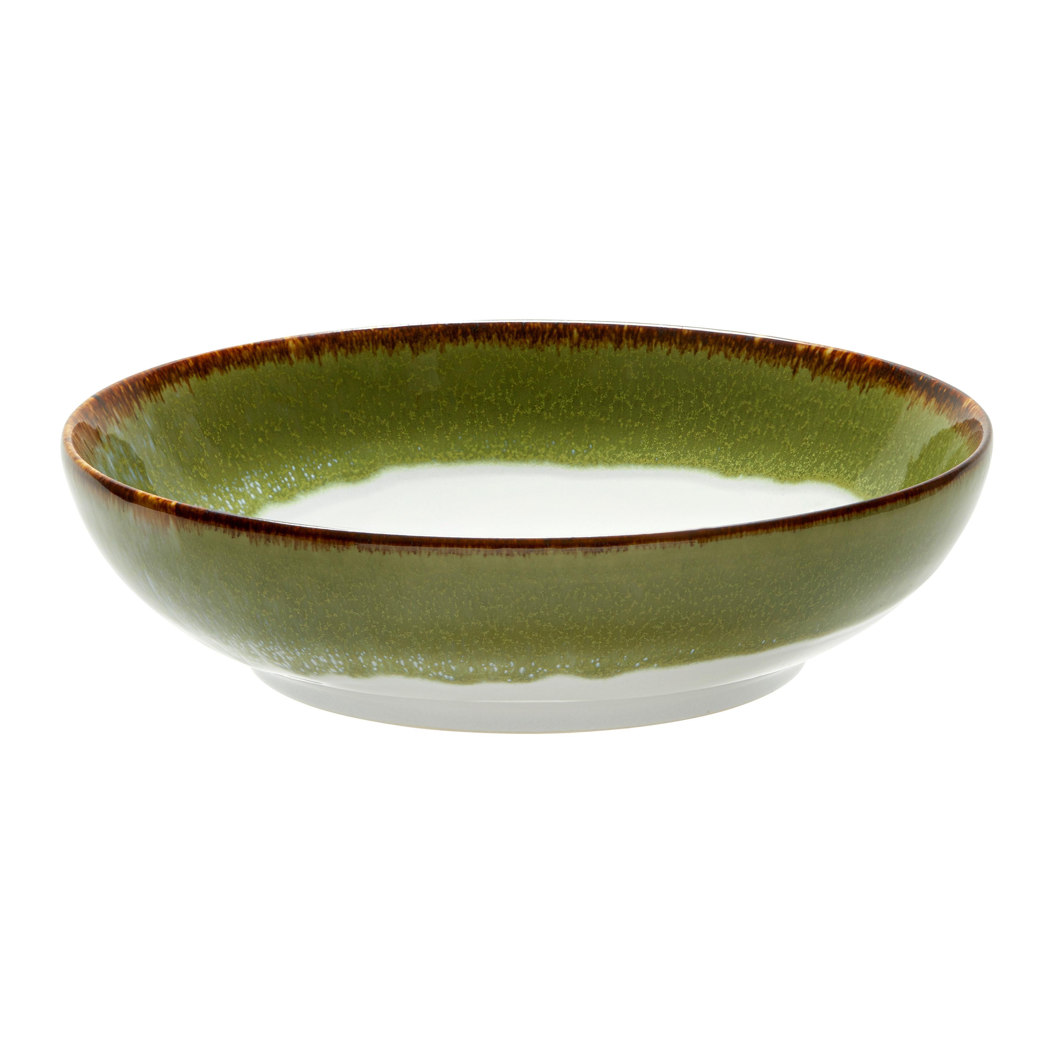 Schüssel Cascade Grün - Grün, MODERN, Keramik (22,5/6cm) - Creatable