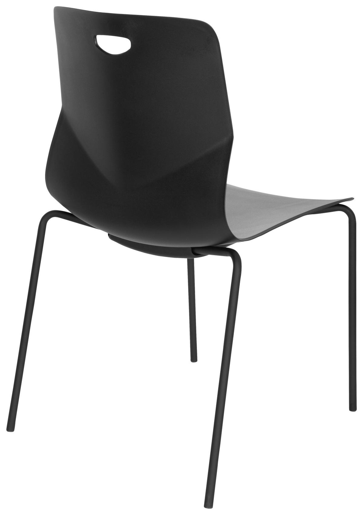 Konferenčni Stol T36 V, Črna - črna, Moderno, kovina/umetna masa (46/87/55cm) - MID.YOU