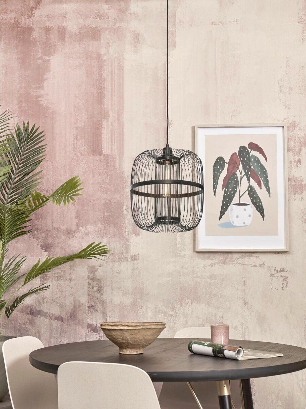 Viseča Svetilka Hokkaido, Črna - črna, Trend (25/38cm) - Good & Mojo