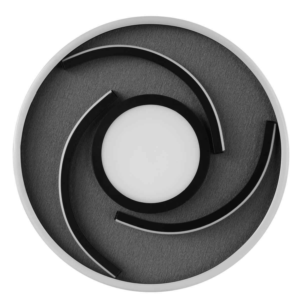 LAMPA SUFITOWA LED G81197/76 HARDY - czarny, Design, tworzywo sztuczne/metal (35/4,8cm) - Brilliant