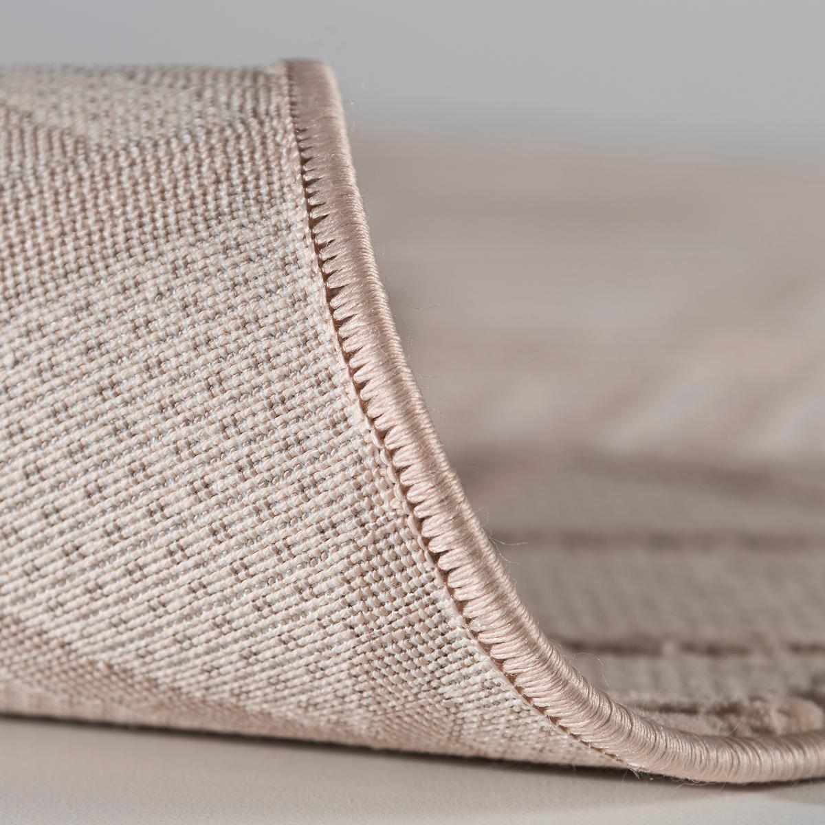 Webteppich Ricarda in Beige ca. 80x150cm - Beige, MODERN, Textil (80/150cm)