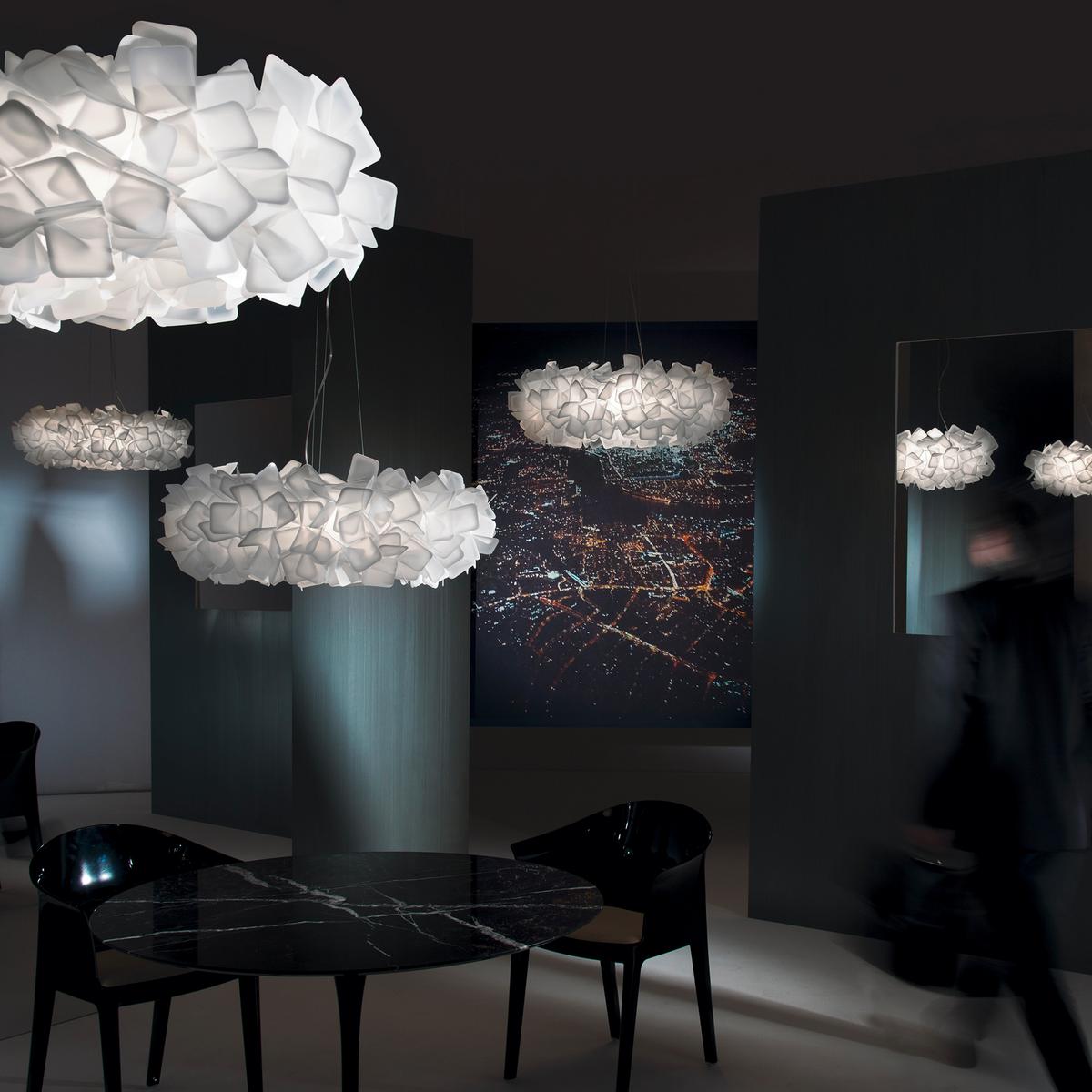 LAMPA WISZĄCA CLIZIA SUSPENSION - WHITE - biały, Design, tworzywo sztuczne (53/25cm) - Slamp