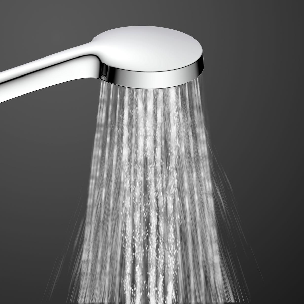 Brauseset Karibik Chromfarben/Hellgrau - Chromfarben/Hellgrau, Kunststoff (13/78,5/5,5cm) - Mömax