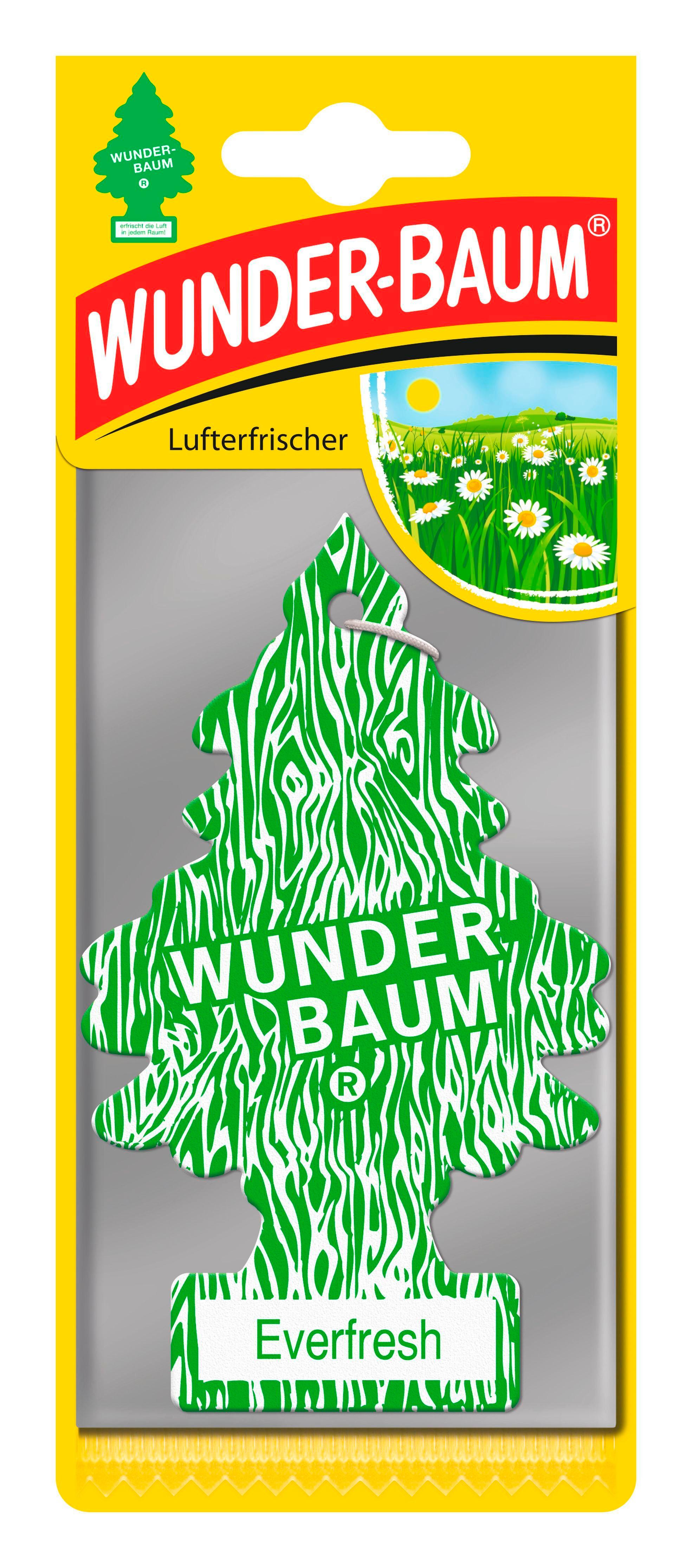 Autóillatosító Wunderbaum Everfresh - zöld, papír (7/19/0.3cm)