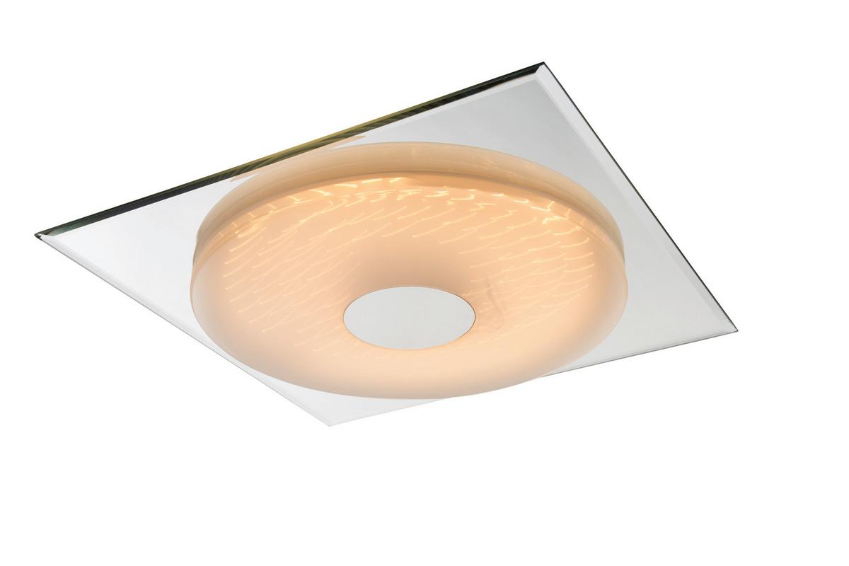 LED-Deckenleuchte Treviso, max. 24 Watt - KONVENTIONELL, Glas/Kunststoff (45/45/5cm)