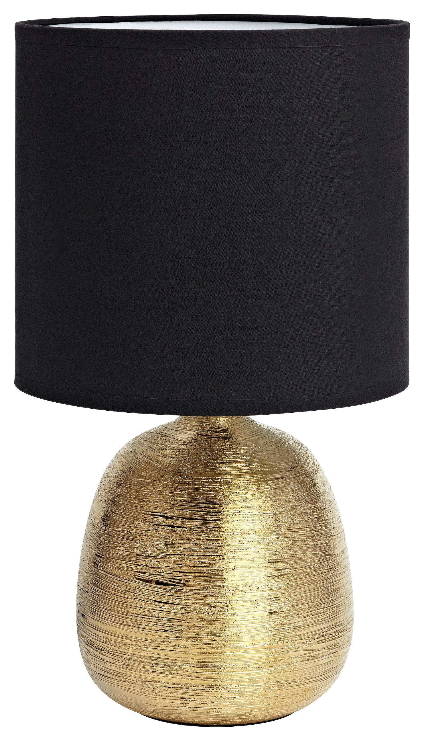LAMPA STOŁOWA OSCAR - kolor złoty, Basics, ceramika (20/37,5cm) - Markslöjd
