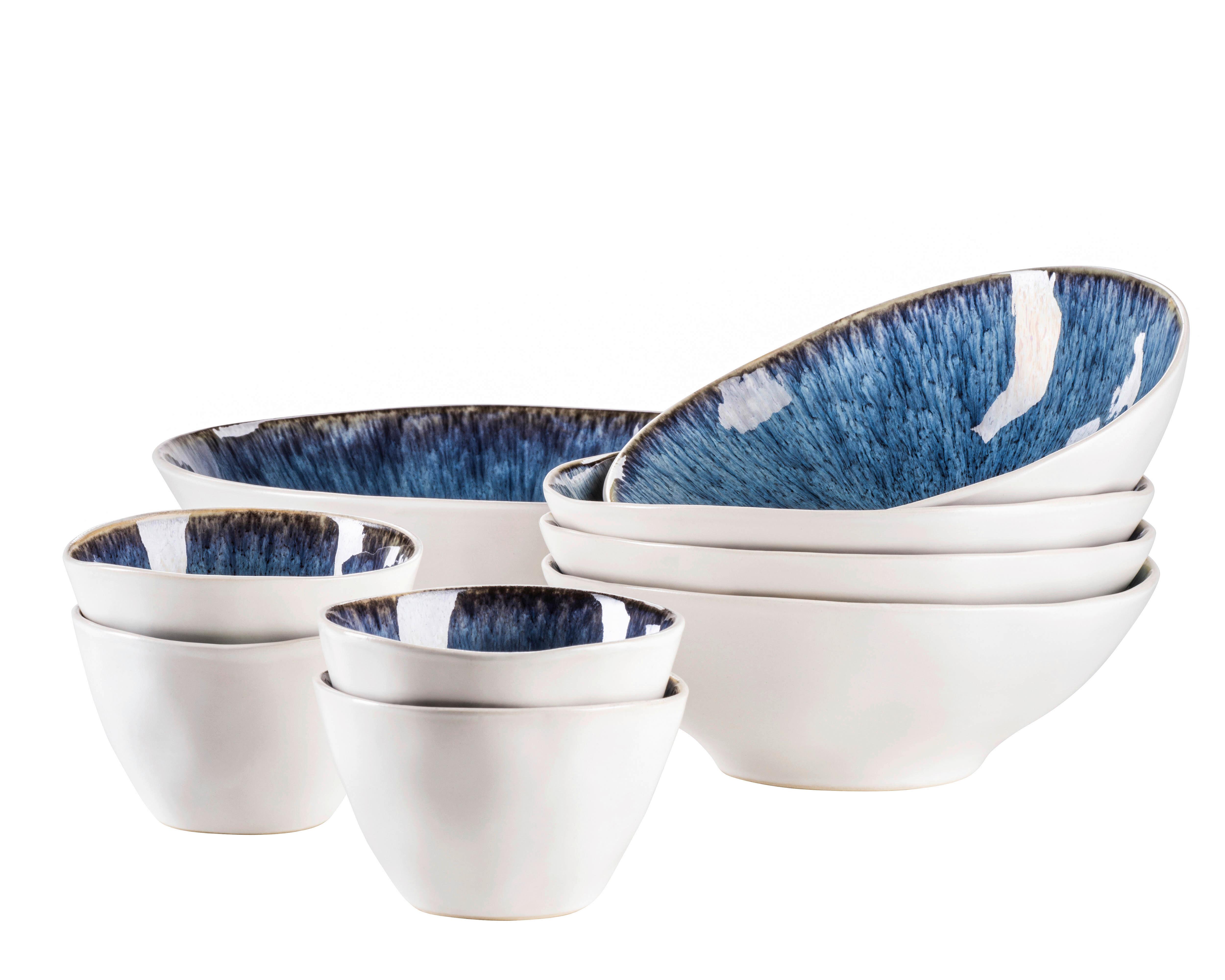 SCHÜSSELSET SCHÜSSELSET, 934013 - Blau, Basics, Keramik (26/7,5/26cm) - Mäser