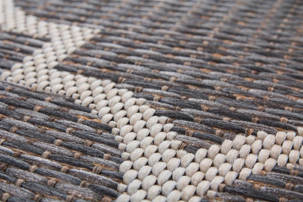 LÄUFER INDONESIA - BATU GRAU - Grau, Konventionell, Textil (80/230cm) - Kayoom