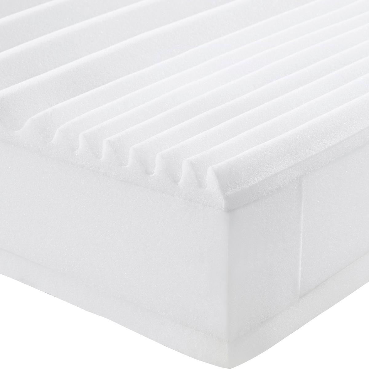 Taschenfederkernmatratze Memory Elastic ca. 90x200 cm - Weiss, Modern (90/200cm)