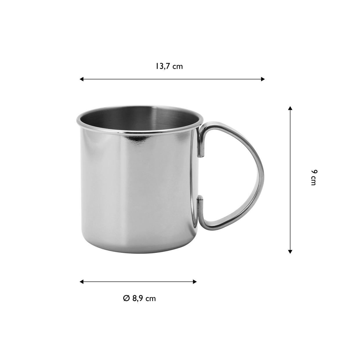 Set Lončkov Echtwerk, Srebrna, 2 Kos - srebrne barve, Basics, kovina (13.7/9/8.9cm) - Echtwerk