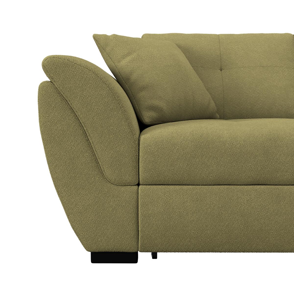Kutna Garnitura Berisso - zelena/crna, Konvencionalno, tekstil (278/187cm) - Ondega