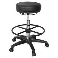 Vrtljivi Stolček Roland - črna, Konvencionalno, tekstil (60/67/60cm) - MID.YOU