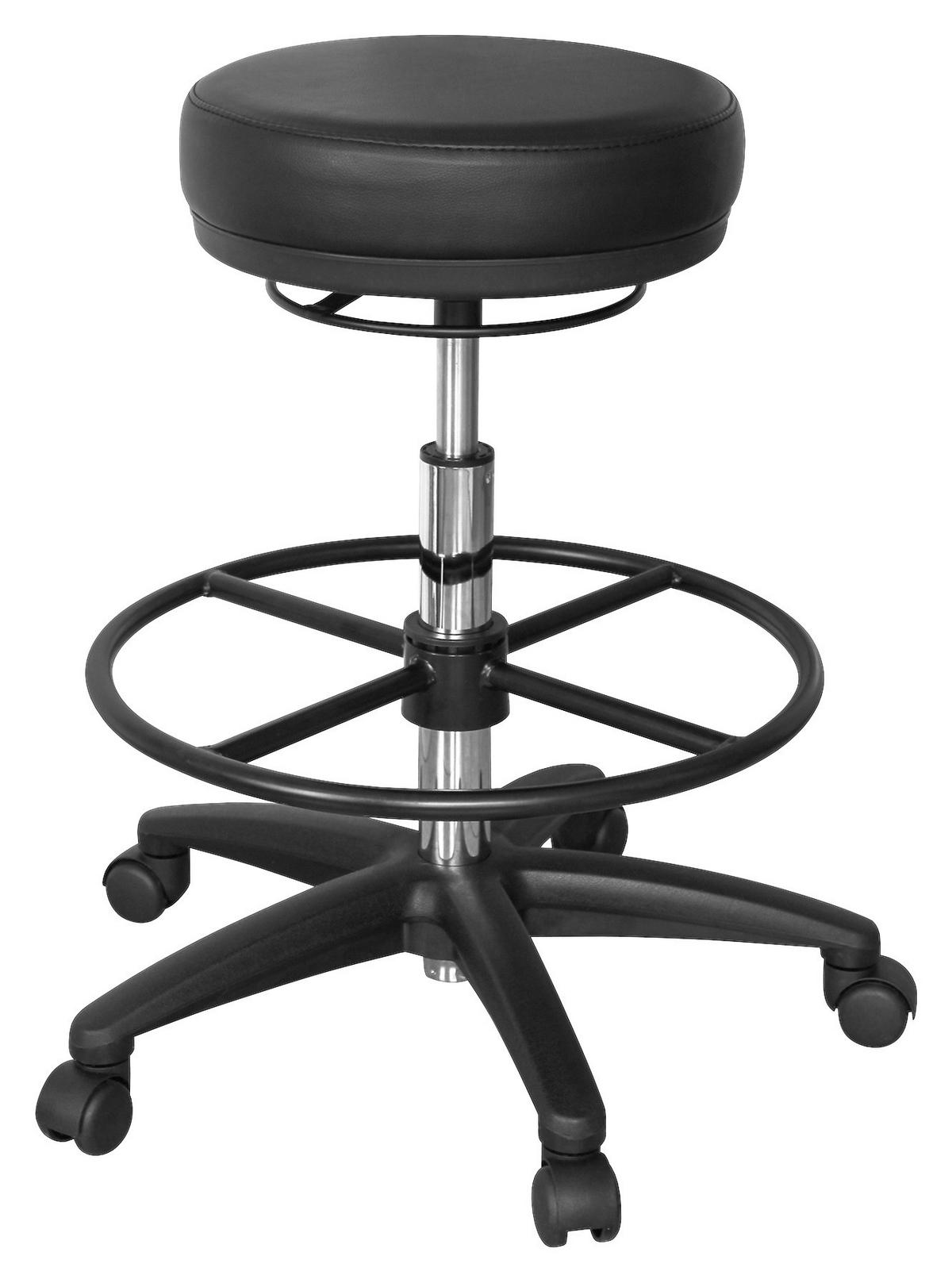 Vrtljivi Stolček Roland - črna, Konvencionalno, tekstil (60/67/60cm) - MID.YOU