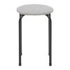 STAPELBAR PALL ISABELLE -SB- - grå/svart, Lifestyle, metall/textil (30/45/30cm) - Mömax