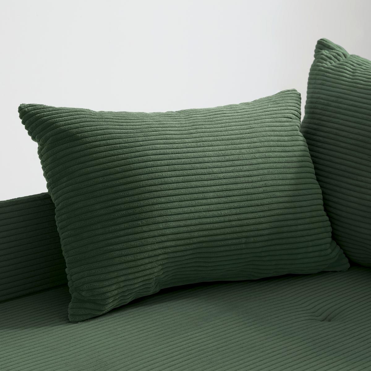 Liege Nova Olivgrün - Schwarz/Olivgrün, MODERN, Holz/Textil (145/62/85cm) - Mömax