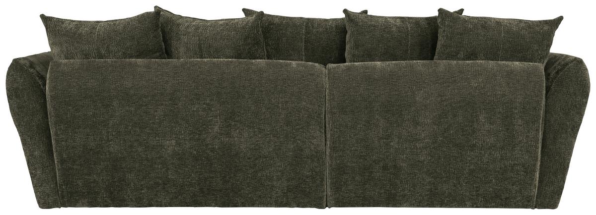 Ugaona Garnitura Cammellio - zelena/crna, Moderno, tekstil (296/75-95/189cm) - Mömax