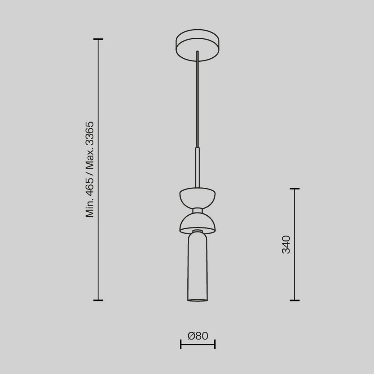 Pendelleuchte Mod178pl-01w - Weiss, Design, Stein/Metall (10/336.5cm) - MAYTONI
