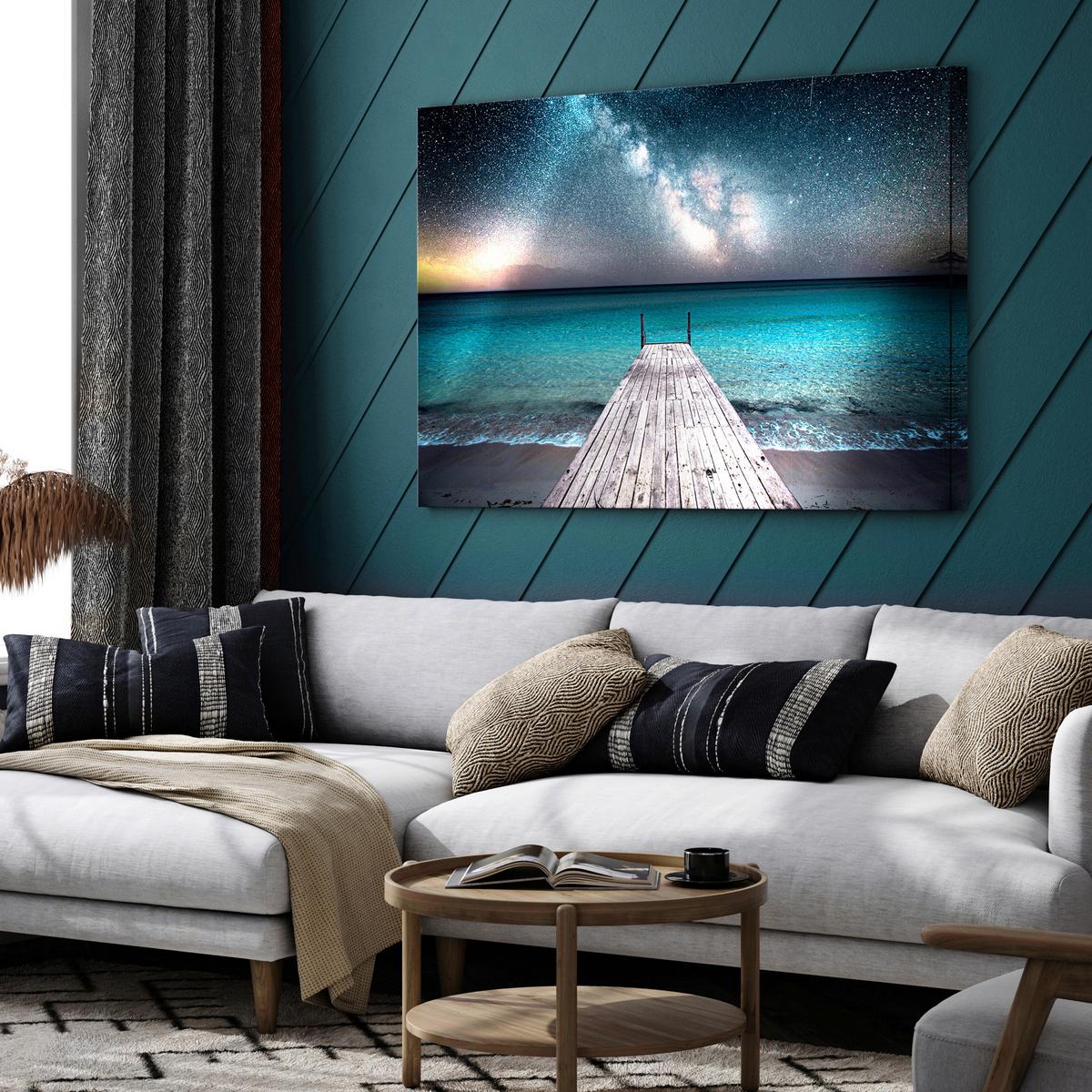 Leinwandbild Multicolor ca. 85x113cm - Multicolor, Basics, Holz/Textil (85/113cm)