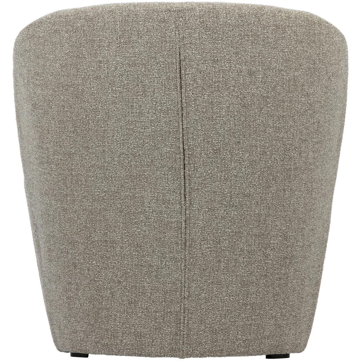 Cocktailsessel Lofty Naturfarben Webstoff - Schwarz/Naturfarben, Design, Kunststoff/Textil (68/75/72cm) - Livetastic