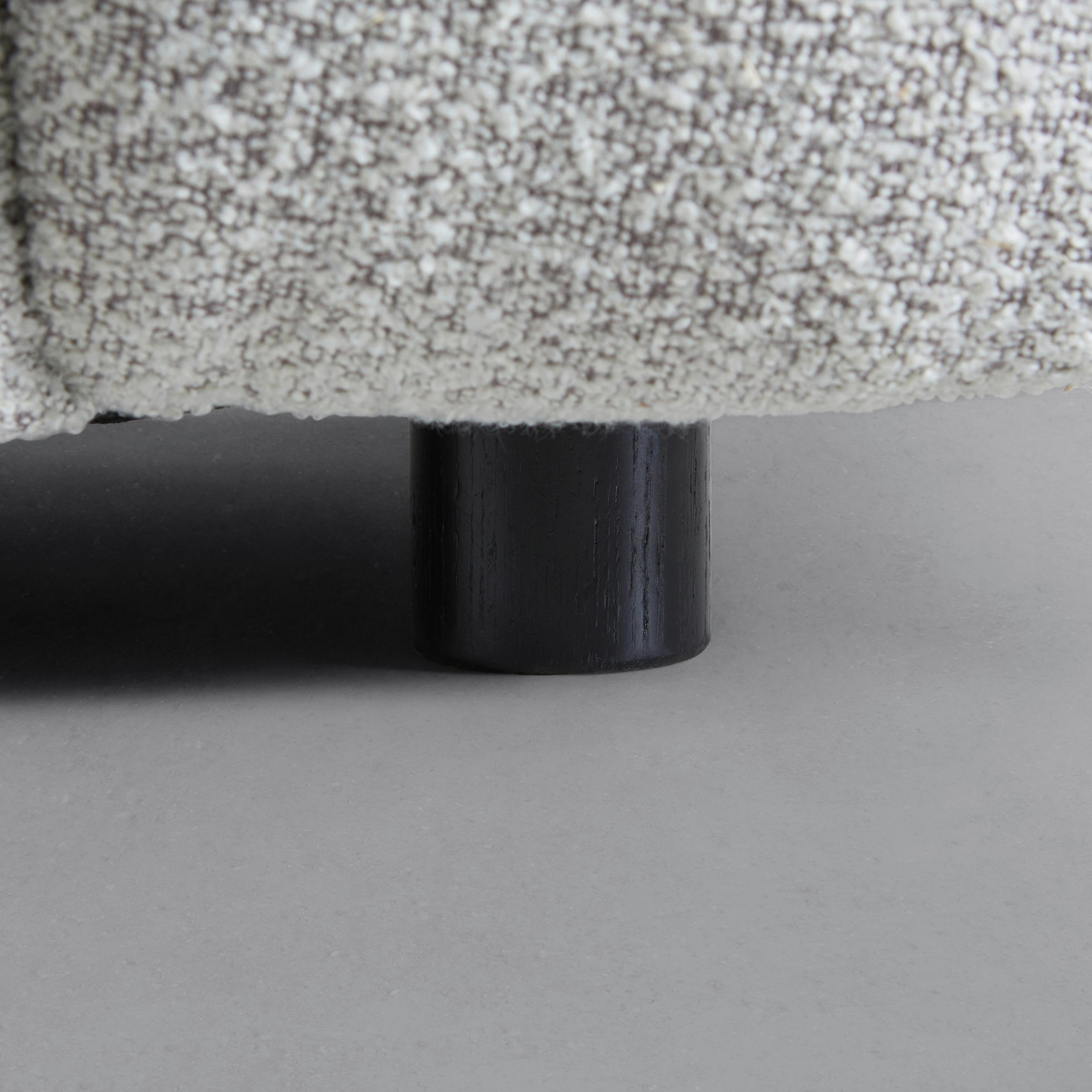 3-SITS SOFFA ENA - grå/svart, Modern, trä/textil (210/75/96cm) - Bessagi Home
