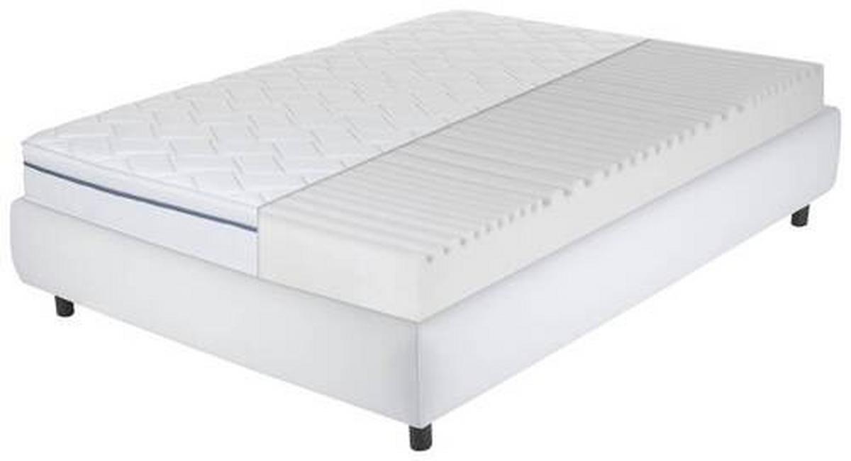 Kaltschaummatratze Air Wave 3D ca. 180x200 cm - Weiß, Basics, Textil (180/200cm) - MID.YOU