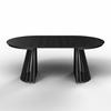 UITSCHUIFBARE TAFEL ENNIO - Zwart, Modern, Houtcomposiet/Hout (120-200/120/76cm) - Bessagi Home