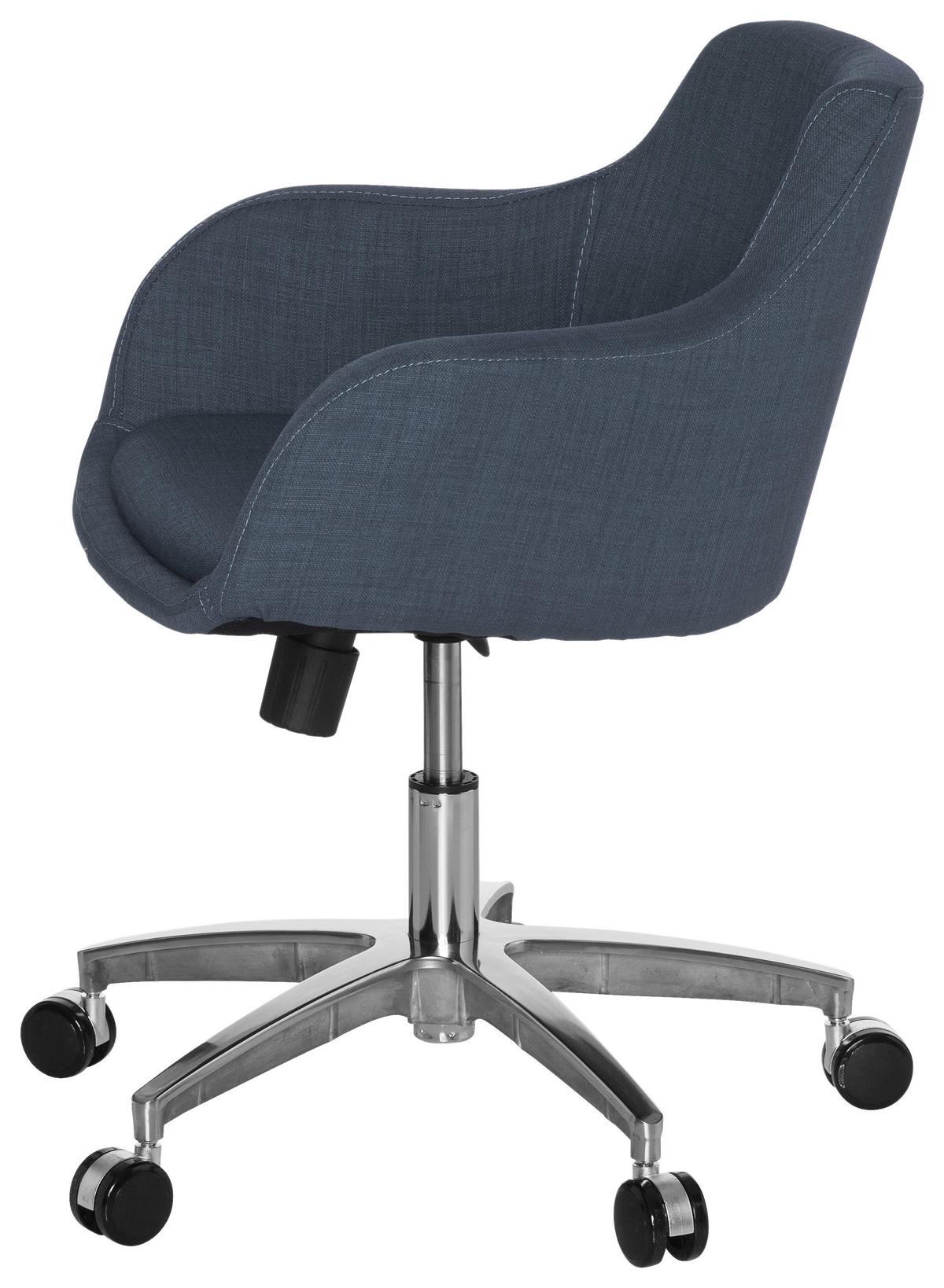 Vrtljivi Stol Solao 100, Temno Siva - temno siva, Moderno, kovina/umetna masa (55/86/41cm) - MID.YOU