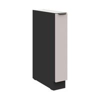Corp Inferior De Bucatarie Arona - bej/negru, Modern, metal/material pe bază de lemn (15/82/52cm)