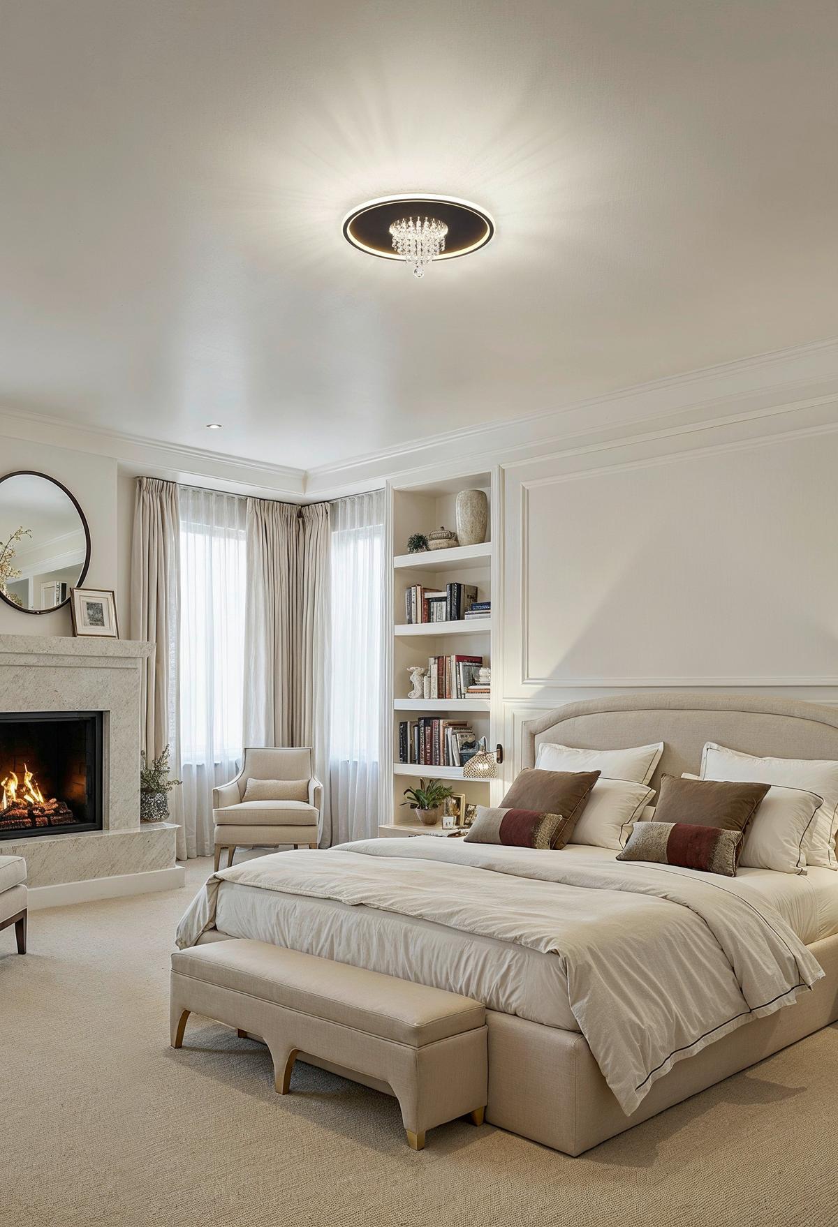 LAMPA SUFITOWA LED LAS VEGAS *SBN* - czarny, Lifestyle, tworzywo sztuczne/metal (50/20cm) - Novel