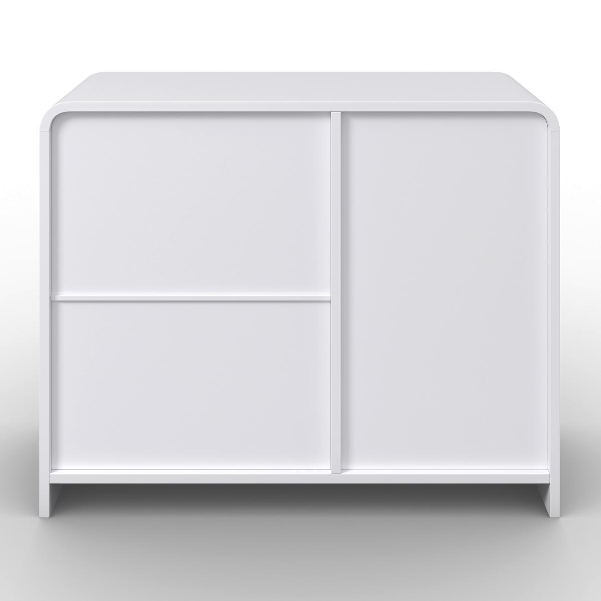 Kinderregal Elio Weiß - Weiß, MODERN, Holzwerkstoff (95/76/39cm) - Bessagi Kids