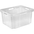 STAPELBOX KUNSTSTOFF - Transparent, KONVENTIONELL, Kunststoff (43.2/23.3/35.2cm) STAPELBOX KUNSTSTOFF - Transparent, KONVENTIONELL, Kunststoff (43.2/23.3/35.2cm)