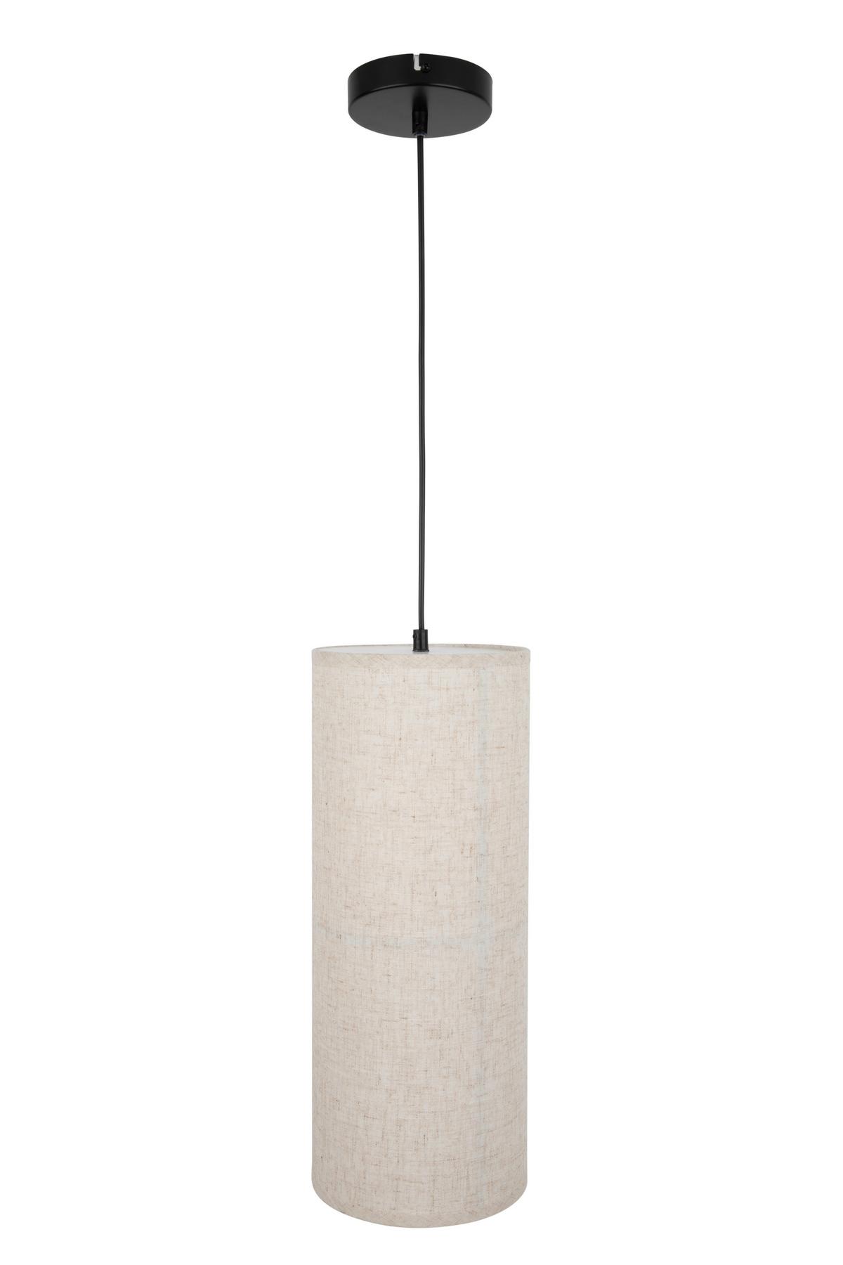 LAMPA WISZĄCA KUSUMA - beżowy, Design, tworzywo sztuczne/metal (18/120cm) - Collet's Monde