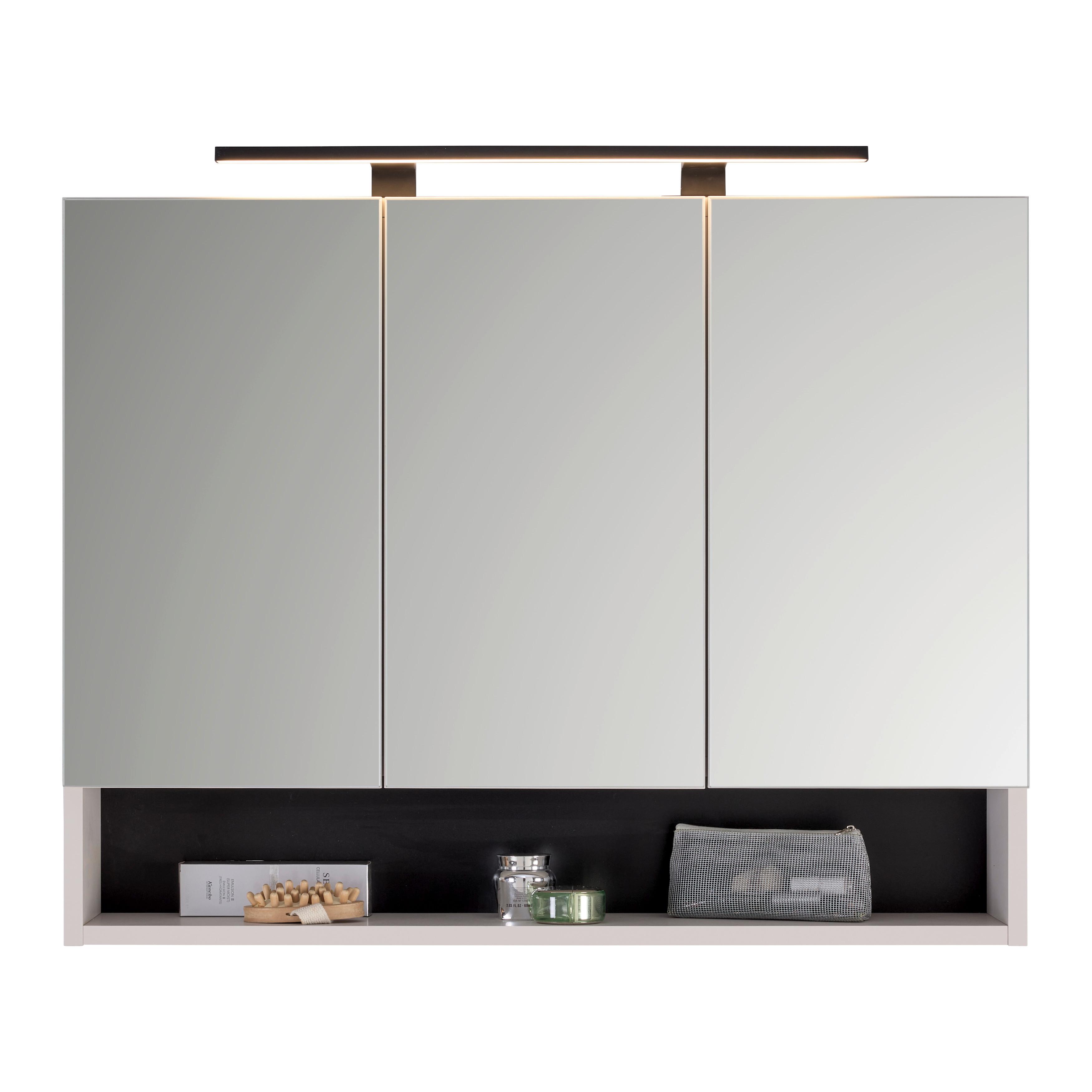 SPEGELSKÅP FLORENZ -EXKLUSIV- - kashmir, Modern, trämaterial (90/70/20cm) - Mömax