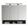 SPEGELSKÅP FLORENZ -EXKLUSIV- - kashmir, Modern, trämaterial (90/70/20cm) - Mömax