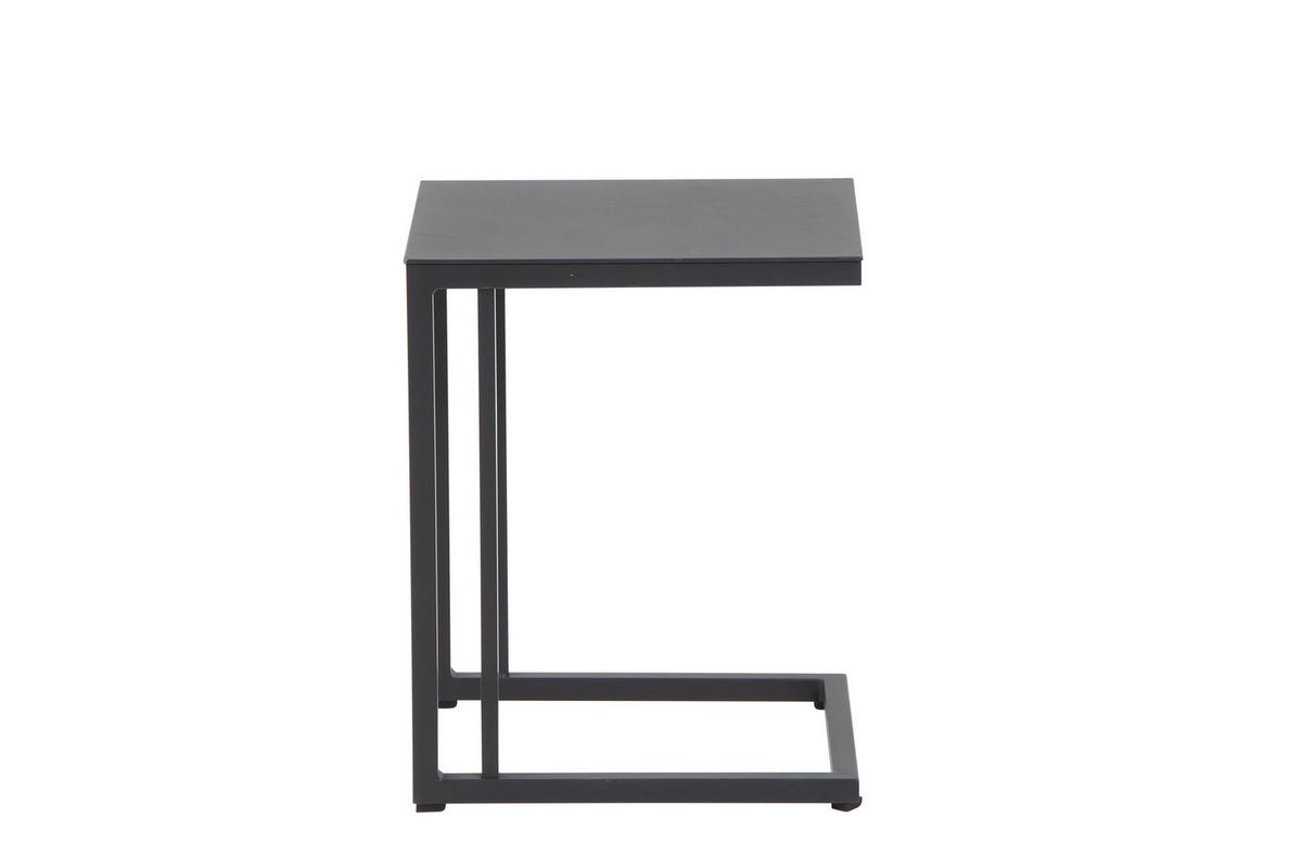 Gartenbeistelltisch Ramo Anthrazit - Anthrazit, Basics, Metall (33,5/50/40cm) - Siena Garden