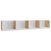 WANDREGAL HONSA - Honigeiche/Weiss, Design, Holzwerkstoff (97/17/17cm) - MID.YOU