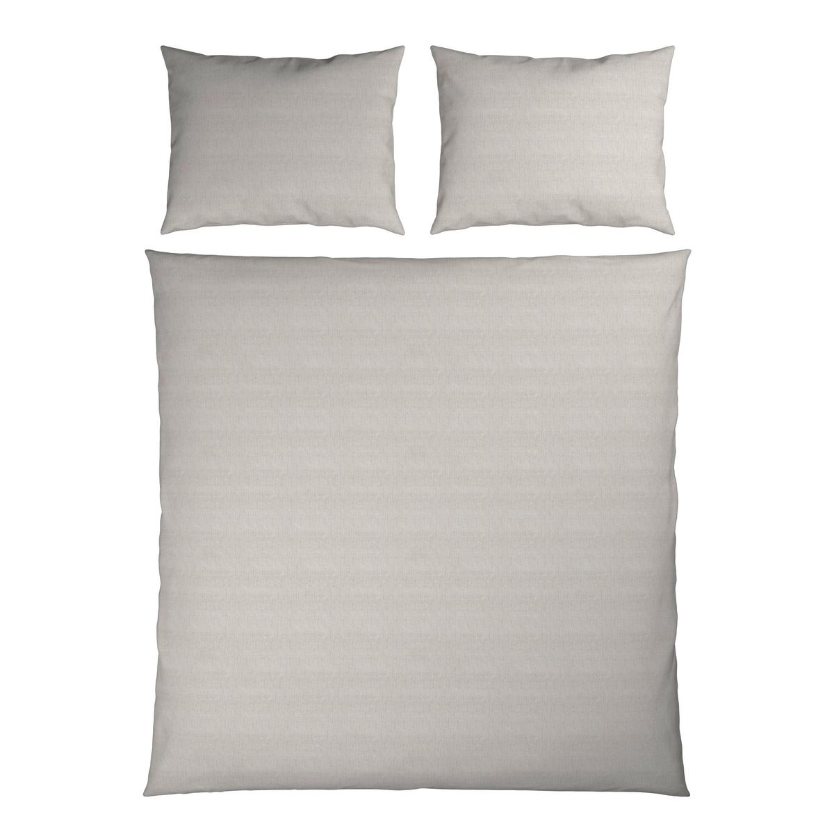 Bettwäsche Ty XXL Hellgrau ca. 200x220cm - Hellgrau (200/220cm) - Mömax