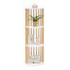 ÉTAGÈRE ZORA -EXKLUSIV- - couleur naturelle/blanc, MODERN, matériau en bois/matériaux naturels (40/114/40cm) - Mömax