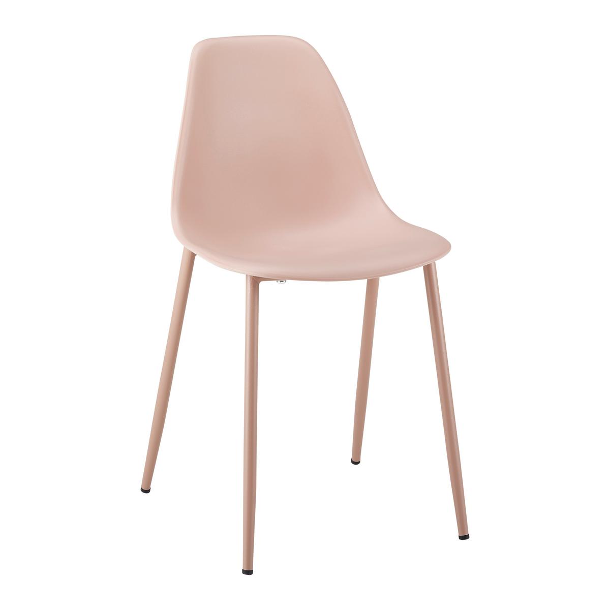 Kindersitzgruppe Casey Rosa Kunststoff/Metall - Rosa, MODERN, Kunststoff/Metall (60/56/60cm) - Bessagi Kids