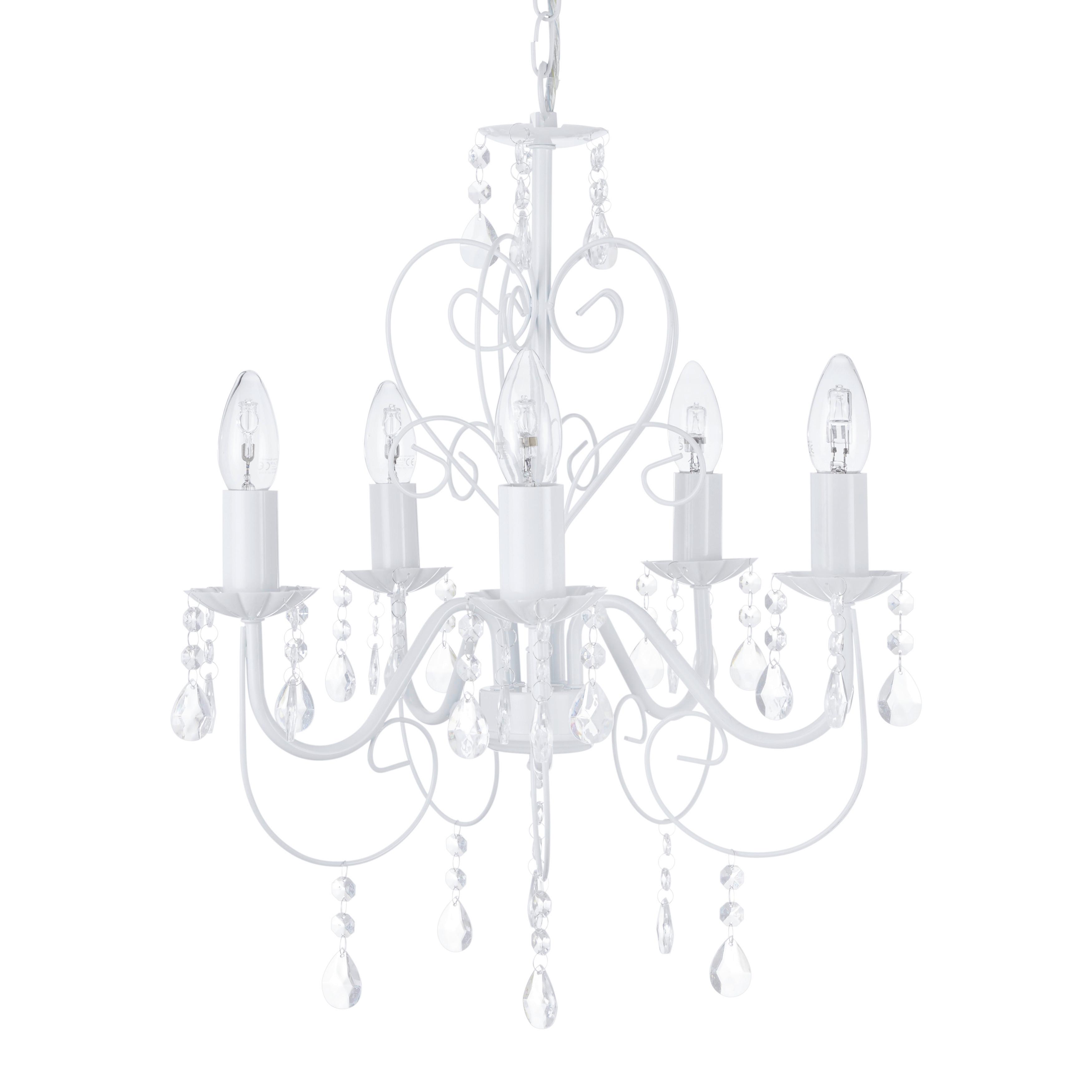 Luster Crisi - bijela, Lifestyle, metal/plastika (44/150cm) - Globo