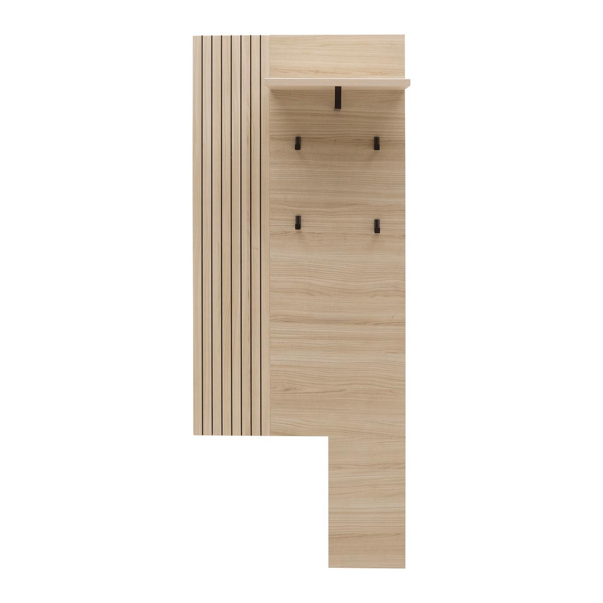 Garderobenpaneel Pisa Eichefarben - Eichefarben, MODERN, Holzwerkstoff (70/175/30cm) - Mömax