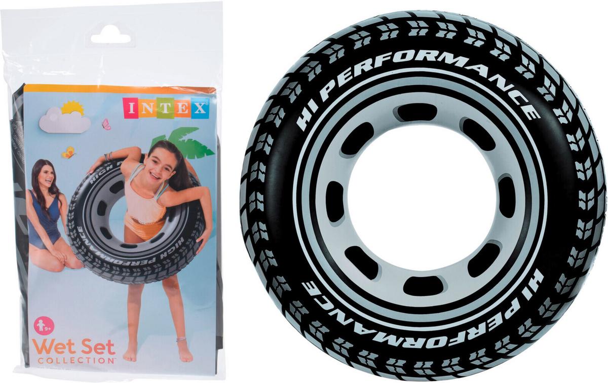 Gumimatrac Intex - fekete, Basics, műanyag (91cm) - Intex
