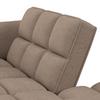 BÄDDSOFFA CORA - brun/naturfärgad, Modern, trä/textil (214/92/81cm) - Bessagi Home