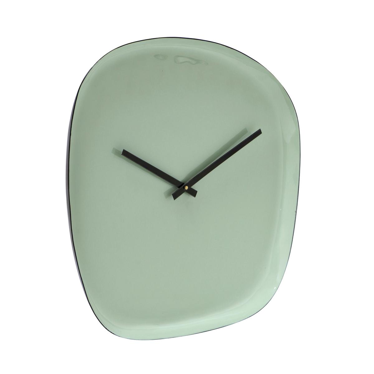 Wanduhr Tomo Pastellgrün Ø ca. 42cm - Pastellgrün, Basics, Metall (42/42/4cm)