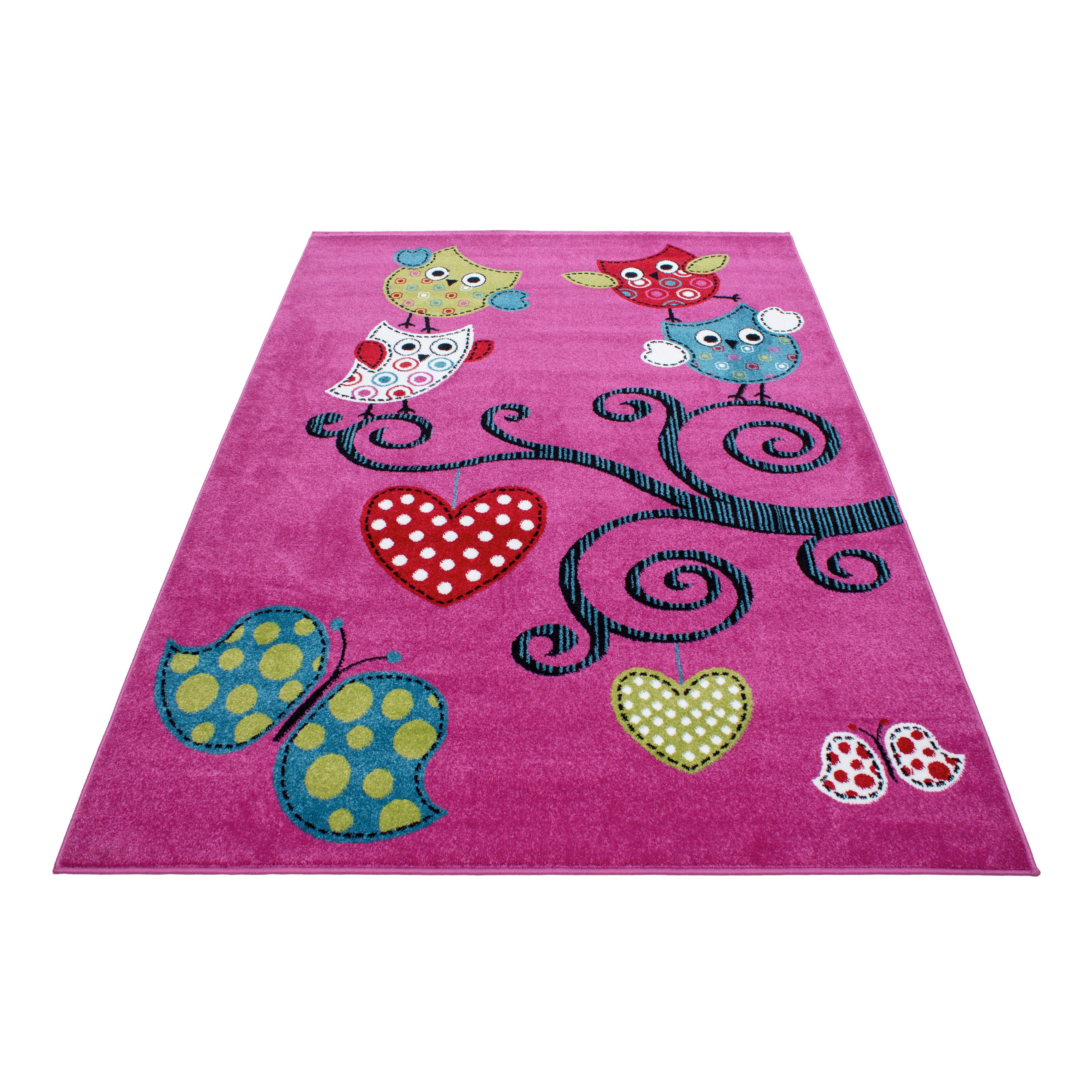 Otroška Preproga Kids, Lila, 160x230cm - lila, Trend, tekstil (160/230cm)