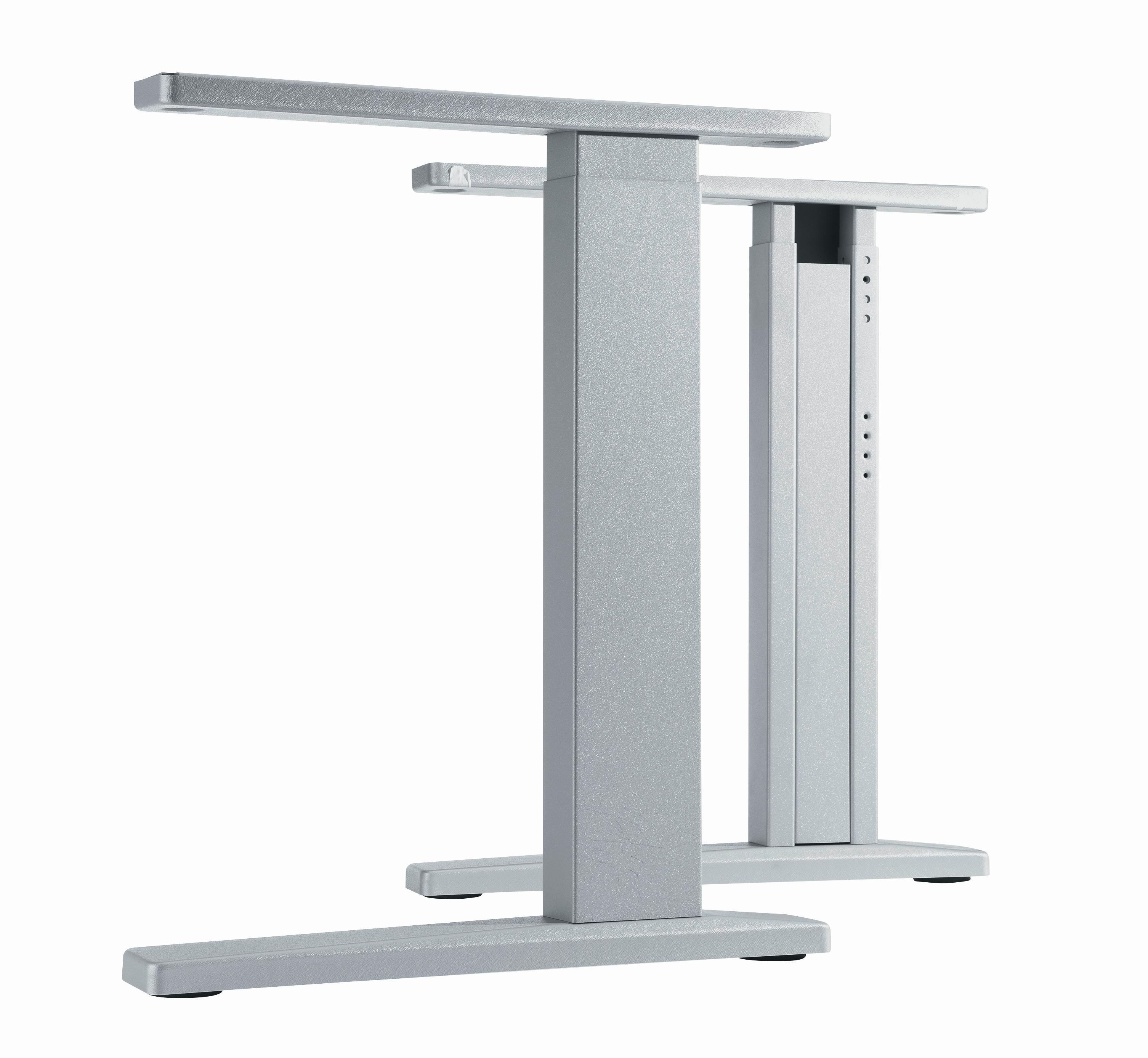 Schreibtischbeine aus Metall, 2er Set - Alufarben, Modern, Metall (70/64/70cm) - Mömax